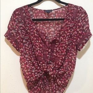 American Eagle Flowy Floral Top 💰FINAL SALE 💰